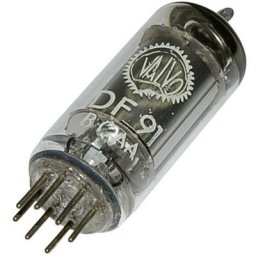 DF 91 = 1 T 4 Tube électronique Pentode 45 V 1.7 mA Nombre de pôles (num): 7 Culot: miniature