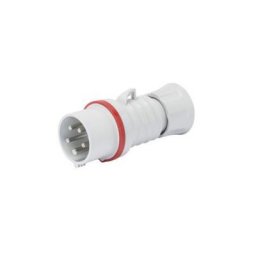 Gewiss - Fiche mobile droite rouge hp 3P+T 32A 380-415V 50-60Hz 6H cr borne à vis IP44