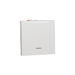 Schneider - unica va et vient lumineux 2 modules mécanisme blanc - NU320318S