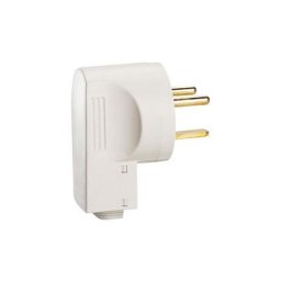 Legrand - Fiche à sortie latérale 2P+T par embout avec serre-câbles 32A 055802 - Blanc