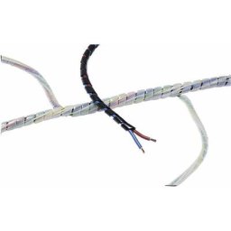 Hellermanntyton - Gaine spirale 10 à 100 mm SBPE9D-PE-GY-5M 161-41205 gris 5 m