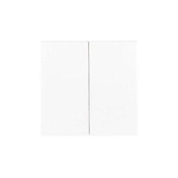 X2 Cache Interrupteur pour gamme, Bouton-poussoir pour gamme blanc crème LS995 - Jung