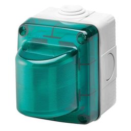Gewiss - Boîtier de signalisation couleur vert lampe E14 GW27416