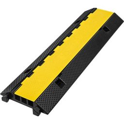 Rampe de Protection de Cables a 3 Canaux en Caoutchouc 3,5 x 3,1 cm 9979 kg pour Pare-choc de