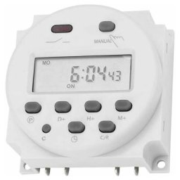 Commutateur de minuterie 12VDC 16A commutateur de Relais de Temps lcd électronique numérique