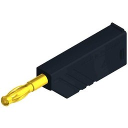Fiche banane mâle ø de la broche: 4 mm Sks Hirschmann las n ws Au 934100700 noir 1 pc(s) - noir