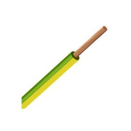 Câble Électrique Vert / Jaune 6mm² H07Z1-K (as) type 2 Libre de Halogènes (Couper à Mesure)