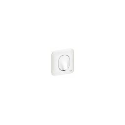 Schneider Electric - ovalis - sortie de cable - 16A - 2 connecteurs - fixation vis - blanc - lot de