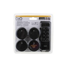 Kit 4 prises de commutation nano - télécommande 4 canaux - dio 1.0 - noir - 54894