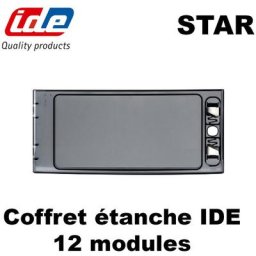 Porte de remplacement pour coffret étanche IDE Star) - Modèle: - Modèle IDE Star 12 modules (ancien