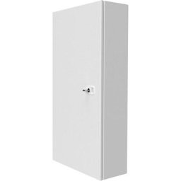 Coffret d'habillage Atole 13 modules en acier blanc avec serrure à clef - h. utile : 605 mm