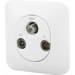 Schneider - prise tv fm sat ovalis blanc ral 9003 S266461