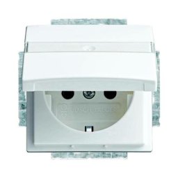 Prise murale schuko® avec clapet Busch-balance® si