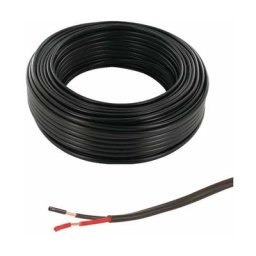Câble de remorque 2 fils 12 / 24V 26A câble électrique 2 conducteurs pvc noir Caravane Camion