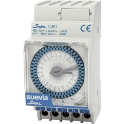 Supra qrd Programmateur horaire pour rail analogique 230 v/ac 16 A/250 v - Suevia