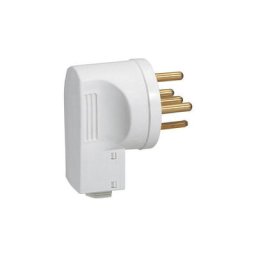 Legrand - Fiche à sortie latérale 3P+N+T par embout avec serre-câbles 32A 055807 - Blanc