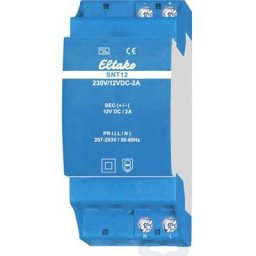 SNT12-230V/12VDC-2A Alimentation rail din 2 a 24 w Nbr. de sorties:1 x Contenu 1 pc(s) - Eltako