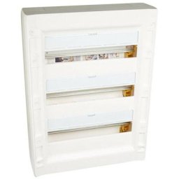 Coffret de distribution en saillie 3 rangées 18 modules 600x450x128mm sans porte XL³125 Legrand