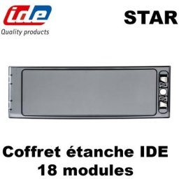 Porte de remplacement pour coffret étanche IDE Star) - Modèle: - Modèle IDE Star 18 modules