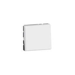 Legrand - Interrupteur ou va-et-vient 10AX 250V~ Mosaic Easy-Led 2 modules - blanc - 077011L