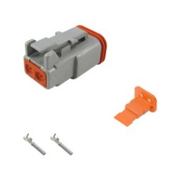 Deutsch - Kit Connecteur dt series Mâle 2 Voies