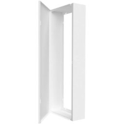 Coffret d'habillage Atole 13 modules en acier blanc - h. utile : 860 mm