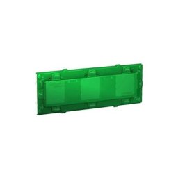 Unica support de fixation 6-8 modules 3 postes et protection - NU7006C - Schneider
