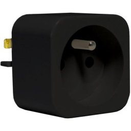 Kit rail electrique interrupteur et prises de courant coulissante Angel 250V Couleur - Noir,