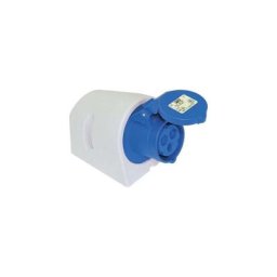 Prise murale femelle CEE-CARA 16 A 3 pôles PCE PC Electric 113-6tt 230 V bleu 1 pc(s) - bleu