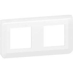 Plaque de finition horizontale Mosaic pour 2x2 modules blanc - 078804L