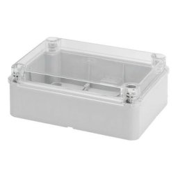 Gewiss - Boîte de dérivation 240X190X90 couvercle transparent murs lisses GW44428