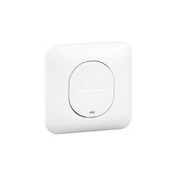 Schneider Electric - schneider ovalis poussoir à fermeture + led 230V câblée 10 a à griffes avec
