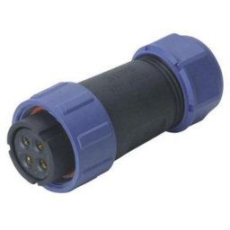 Connecteur de câble femelle, droit 5C pôles 15 a 500 v/ac IP68 Weipu SP2110 / s 5C ii