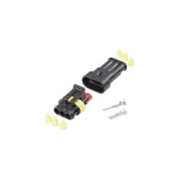 Te Connectivity - Set Superseal série AMP-Superseal 1.5mm 30S004 Nbr total de pôles 3 Pas: 6 mm 1