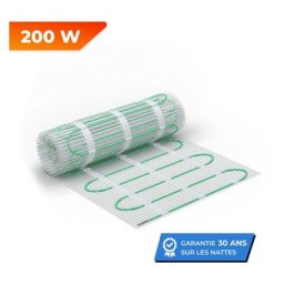 Natte chauffante électrique pour carrelage, pierre, chape 200 W/m² 6.0 m²