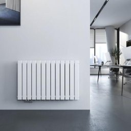 Meykoers - Radiateur à eau chaude Blanc Horizontal couche double Radiateur chauffage central