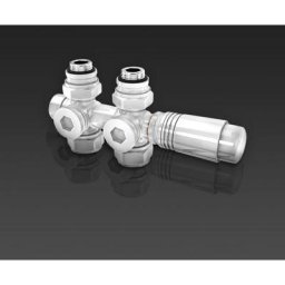 Meykoers - Kit complet robinet de radiateur thermostatique équerre vannes de radiateur 1/2 coudée