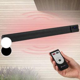 Klarstein Chauffage Electrique à Infrarouge, Chauffage de Jardin 3000W, Télécommande, Minuterie,