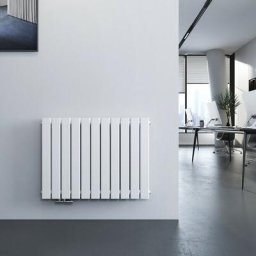 Meykoers - Radiateur à eau chaude en acier 63x85cm Chauffage tube plat couche double horizontal