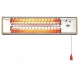 Reglette infrarouge Quartz 1200W Niklas chauffage mural intérieur et extérieur électrique 230V