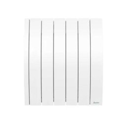 Radiateur électrique connecté ipala horizontal 1000W blanc - inertie fluide - Sauter