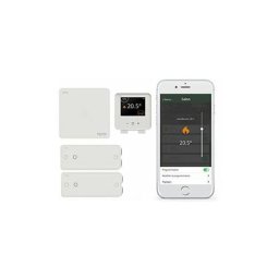 Wiser kit thermostat connecte pour radiateurs electriques Schneider Electric ref. CCTFR6905