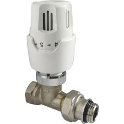Robinet thermostatique droit 12/17 - Nickelé