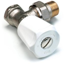 Robinet manuel équerre à simple réglage pour radiateur - Equerre 3/8 - EuroSar - 418503 - Comap