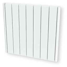 Carrera radiateur a inertie Ceramique 1500W - Pierre naturelle - Horizontal et plat - Blanc