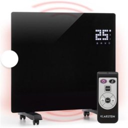 Klarstein - Bornholm Single Radiateur à convection 500W 1000W - noir - Noir