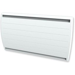 Carrera radiateur a inertie Double Coeur Fonte LCD 2000W - Blanc