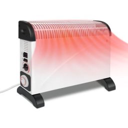 Convecteur mobile Convecteur Chauffage électrique 2000W Radiateur soufflant avec minuterie et