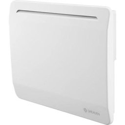 Radiateur à Inertie Céramique Électrique 1000W romy Écran lcd Norme nf Blanc Acier Greaden Blanc