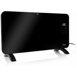 Princess 348150 Chauffage connect a panneau rayonnant en verre Noir- 1500 Watt -Command via